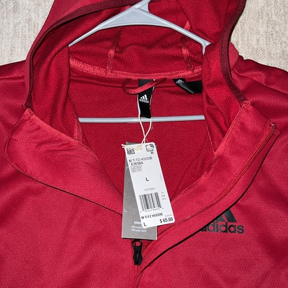 adidas Men's Team Issue Full-Zip Hooded Sweatshirt - Picture 2 of 4